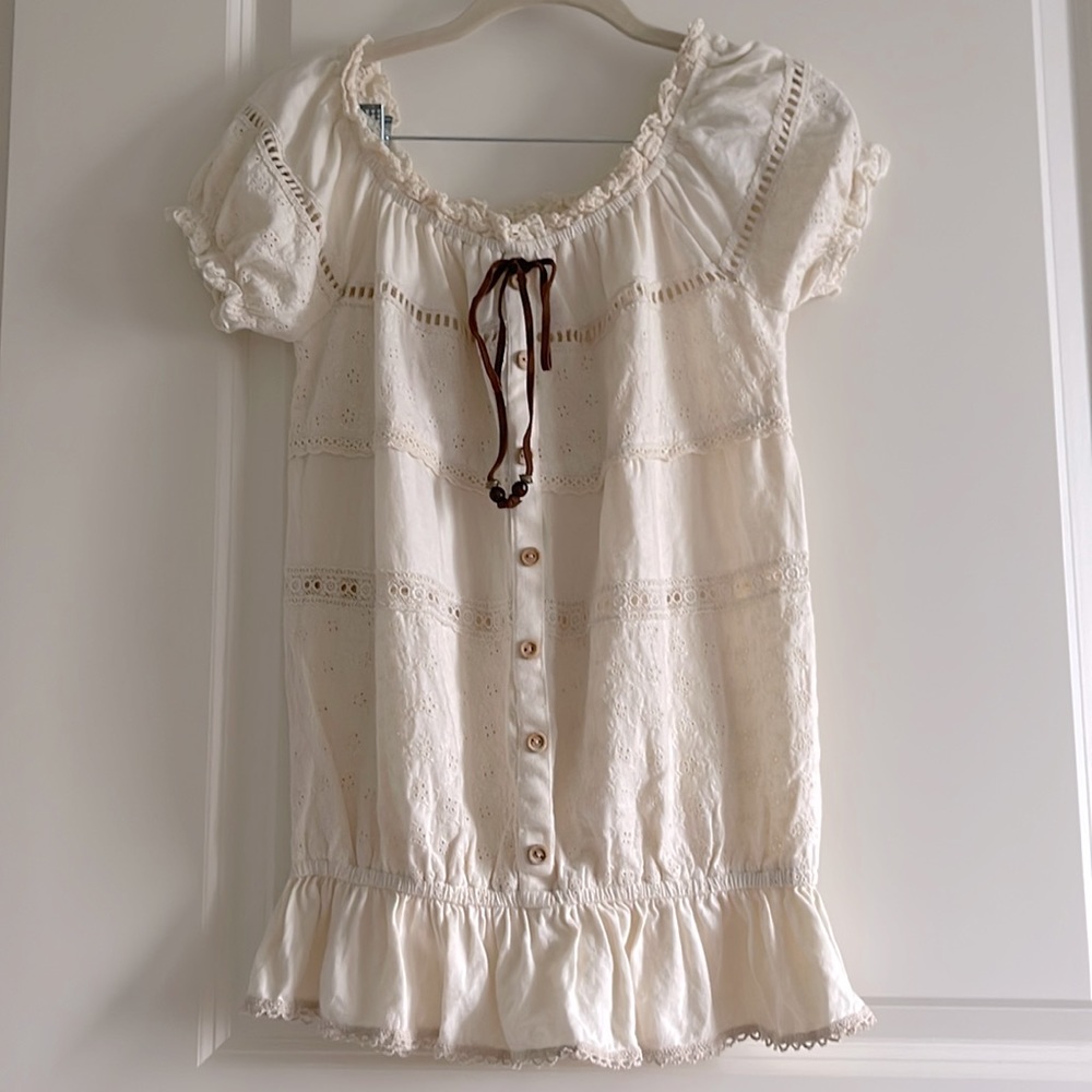 Lace Short Sleeved Top